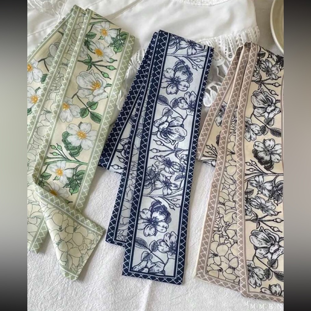 NEW Set of 3 Floral Patterned Twilly’s/Scarves